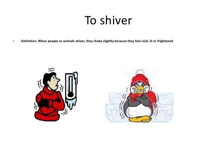 Shiver definition for kids